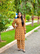 2pc 3D Block print Suit