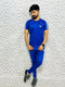 Adi 03 Strips Royal Blue Summer Track Suit