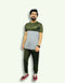 Olive Green-Grey Nik Track Suit Summer Dr-Fit