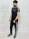 Adi 03 Strips Black Summer Track Suit