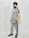 Adi 03 Strips Grey Summer Track Suit