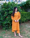 2PC Summer Embroidered Dress